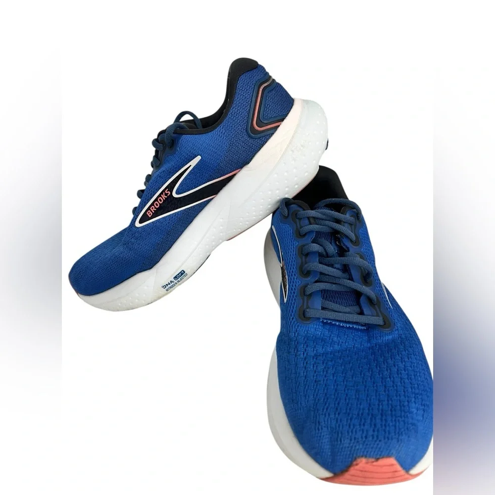 Brooks Glycerin 21 Wide‎ Blue Icy Pink Running Shoes Size 10.5 Wide